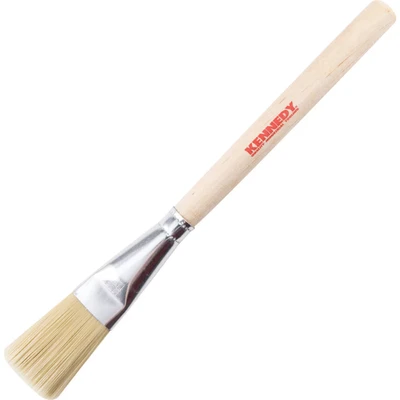 Image of 5x Kennedy Flat Paste Brush, Synthetic Bristle, 1in