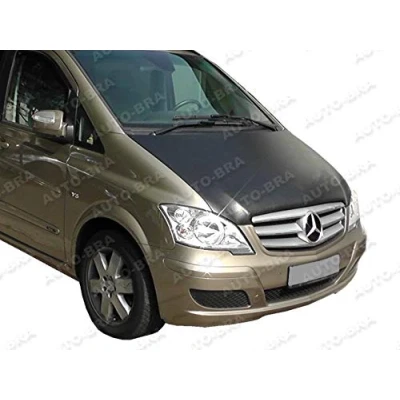 Image of AB 00275 FULL BONNET BRA compatible with MB Mercedes Benz W639 Vito Viano 2003 2014 STONEGUARD PROTECTOR TUNING