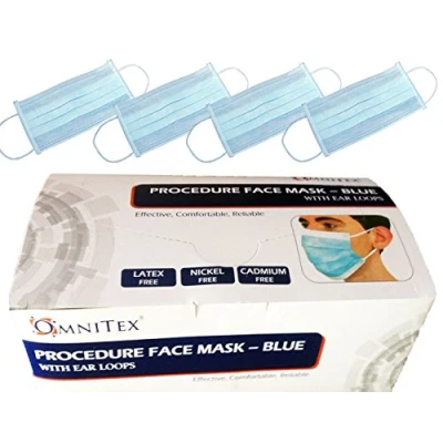 Image of Box50 Omnitex® 3ply Premium TypeII Disposable Surgical Face Mask with Ear Loops (1x Box 50)