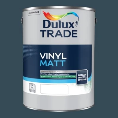 Image of DULUX TRADE VINYL MATT INKWELL 5L