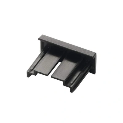 Image of Durable 481601 Replacement End Caps for Info Sign Door Signs and Floor Stands Pack of 5 Black
