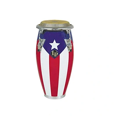 Image of LP Latin Percussion Puerto Rican Flag Wood Conga LPM198 PR
