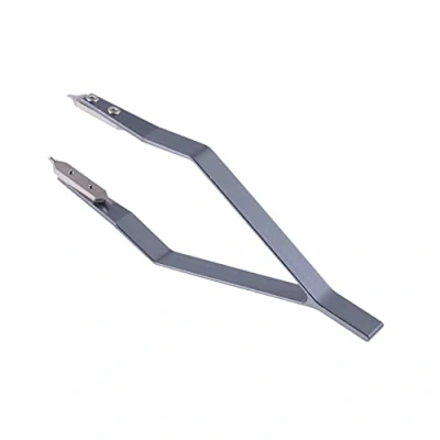 Image of Jufjsfy Stainless Steel 7825 V Type Watch Spring Bar Tweezers for Repair