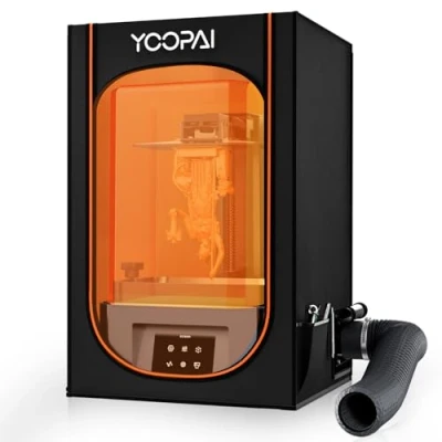 Image of YOOPAI Resin 3D Printer Enclosure with Ventilation, Multifunctional Tent Cover Eliminate Odors Dustproof Isolate Noise for Creality Anycubic Elegoo Series LCD SLA DLP