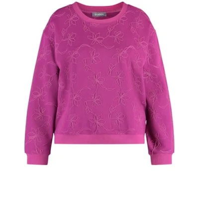 Image of Samoon Women&#039;s 571518 26423 3492 Sweatshirt, Amazing Pink Patterned, 20