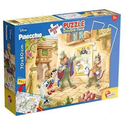 Image of Lisciani 48182 Pinocchio Disney Puzzle, Multicolour, One Size
