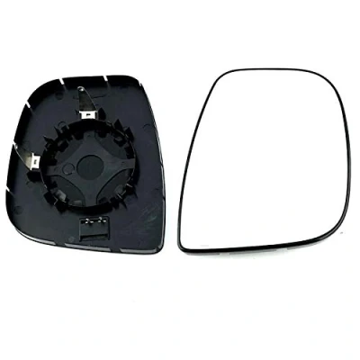 Image of Clip on Heated Base Wing Mirror Glass fits Citroen Dispatch 2016 to 2024 Right Driver Side