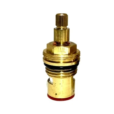 Image of BSP 1/2&quot; 24 Spline Quarter Turn Ceramic Tap Cartridge Valve 53mm Clockwise Open B6 CC9