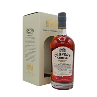 Image of Dalmunach Cooper&#039;s Choice Strawberries &amp; Cream Single Port Cask #9529 Whisky 70cl 58% ABV