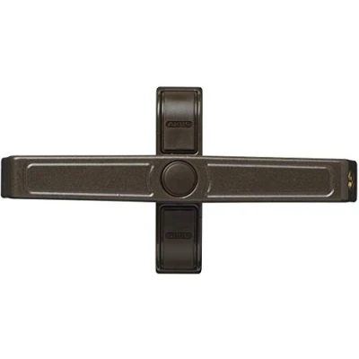 Image of ABUS Additional Window Lock 2420 AL0089 Security with Swivel Latch for Double Wing Windows Keyed Alike Level 6 89633 Brown