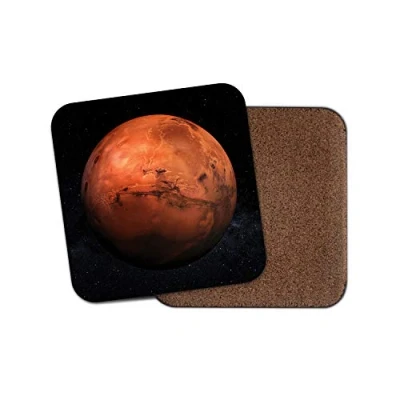 Image of 1 x Planet Mars Coaster Solar System Galaxy Space Fun #13144