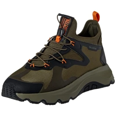 Image of Palladium Men&#039;s Thunder Lo Sneaker, Green, 8 UK