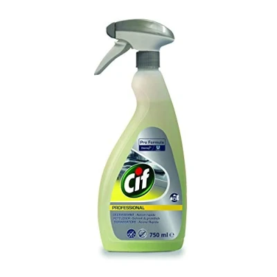 Image of Cif Professional 100856436 Power Degreaser Concentrate, Aluminiumverträglich Perfume and Dye Style for Kitchen Food Area, 0.75 Litre