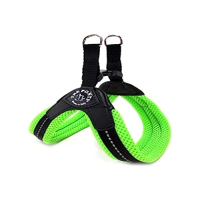 Image of TRE PONTI Easy Fit Mesh Fix Neon Dog Harness, Size 1.5, Green