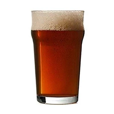 Image of 3 x Nonic Pint Glasses CE 20oz Set of 4 Imperial Glasses, English Pub