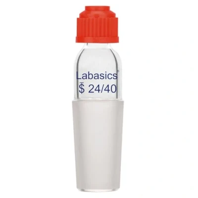 Image of Labasics Thermometer Inlet Adapter with 24/40 Inner Joint, 80mm Height, for Distillation Apparatus
