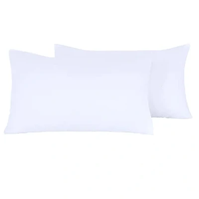 Image of Danny Textiles 400 Thread Count 100% Egyptian Cotton Housewife Pillow Cases Easy Care Machine Washable 50x75cm, (White)