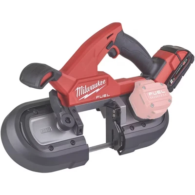 Image of Milwaukee 2829 20 M18 Fuel Compact Band Saw Brushless 85mm 18V Body Only 4933471496