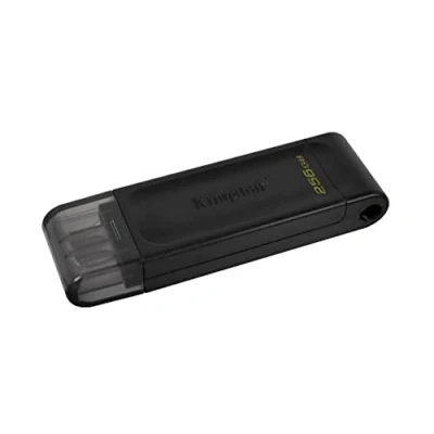 Image of Kingston DataTraveler 70 DT70/256GB USB C Flash Drive Black