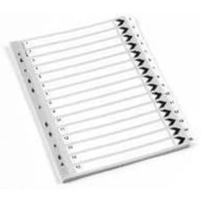 Image of Q Connect Index 1 15 Board Reinforced White (10 Pack)