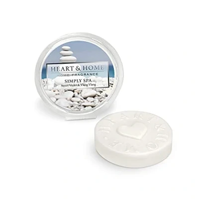 Image of Heart &amp; Home Wax Melt Candle Simply Spa Fragrance