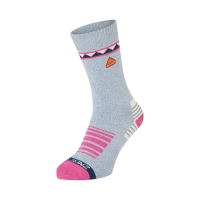 Image of SEALSKINZ Kimberley Single Layer Mid Length Hiking Sock Light Blue, M
