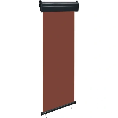 Image of vidaXL Balcony Side Awning 65x250 cm Brown