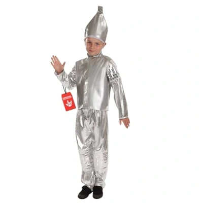 Image of Fun Shack Tin Boy Costume for Kids, Kids Book Character Costumes Boys, World Day Boys Small