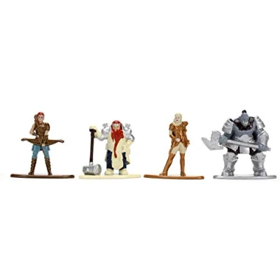 Image of Jada Toys Dungeons &amp; Dragons 1.65&quot;&quot; Die cast Metal Collectible Figures 4 Pack Starter B, for Kids and Adults (31961)