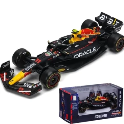 Image of HTLNUZD Bburago 1:43 2023 New F1RB19#11 F1Champion Racing Formula Alloy Car Perez 1/43 RB19 No.11 for Red Bull Team Die cast Model Collection Gift