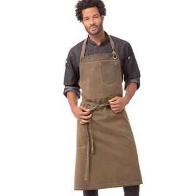 Image of Chef Works Unisex&#039;s ABCAQ004GBN0 Work Utility Apron, Golden Brown, One Size
