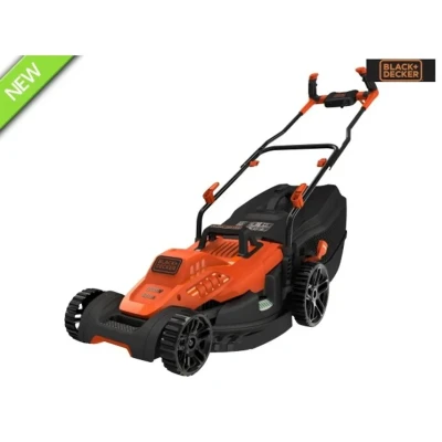 Image of BLACK + DECKER BEMW481BH GB Lawn Mower with Bike Handle, 1800 W, 240 V, Black, 42 cm