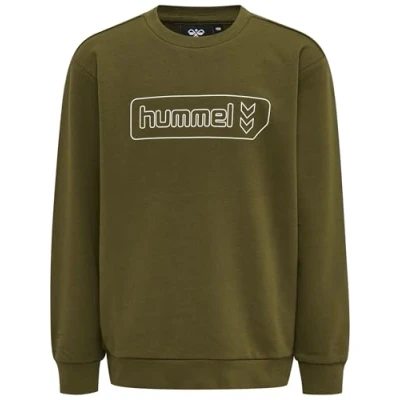 Image of hummel Unisex Children&#039;s Hmltomb Sweatshirt Dark Olive