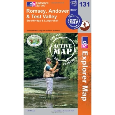 Image of Explorer Active 131 Romsey, Andover &amp; Test Valley Map With Digital Version