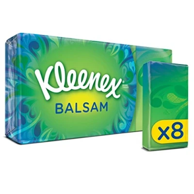 Image of Kleenex Balsam 12 packs x 8 packets ( 96 Packets)
