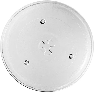 Image of SPARES2GO Glass Turntable Plate for Sanyo Microwave Oven (318mm)