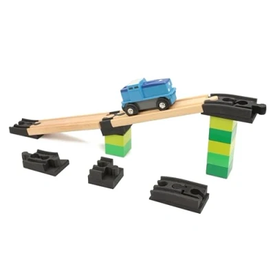 Image of Brio Duplo Compatible Wooden Train Slope Adapters 6