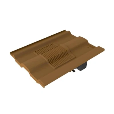 Image of Timloc Castellated Roof Tile Vent Brown RTV CBR Roofing Slate Ventilation