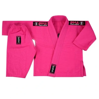 Image of Playwell Martial Arts Gifts Baby Infant BJJ Ju (Jiu) Jitsu Uniform (Suit) Pink (1 2 Years)