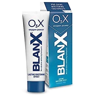 Image of BlanX Pro Shine Whitening O3X Oxygen Power Non Abrasive Peroxide Free Toothpaste 75ml (1)