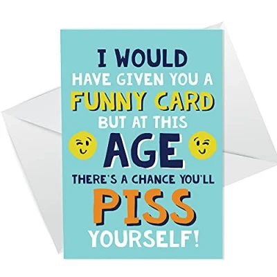 Image of RED OCEAN Funny Rude Card For Him Her Novelty Birthday Christmas Friend Family