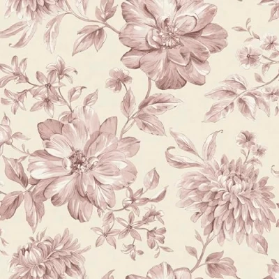 Image of Fine Decor FD43609 Isabella Floral Wallpaper Roll, Pink