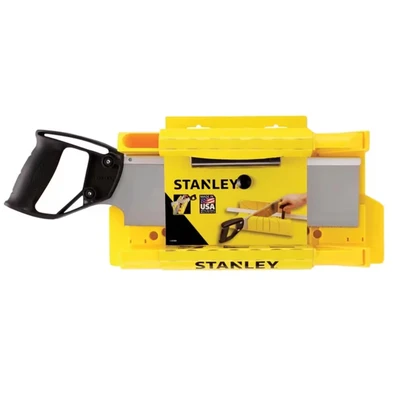 Image of Stanley STA120600 Clamping Mitre Box and Saw 1 20 600