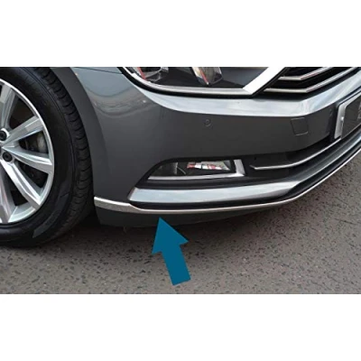Image of Chrome Front Bumper Trims To Fit Passat B8 (2016+)
