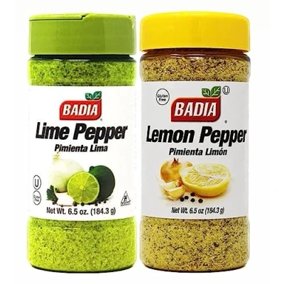 Image of Badia Seasoning Combo Pack (Lemon &amp; Lime Pepper 184g)