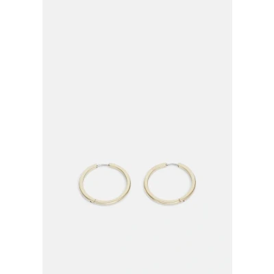 Image of Fossil Women&#039;s All Stacked Up Gold Tone Stainless Steel Hoop Earrings, JF04638710
