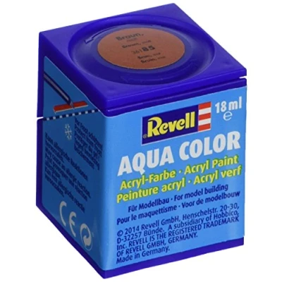 Image of Revell 18ml Aqua Color Acrylic Paint (Brown Mat Finish)