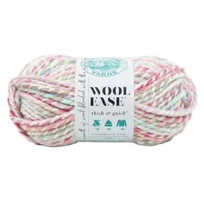 Image of Lion Brand Yarn Company 640 619 Wool Ease Thick &amp; Quick Yarn, Carousel, One Skein
