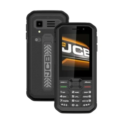 Image of JCB Tradesman 3 Smart Feature Rugged Waterproof 4g Mobile Sim Free Dual Phone With Whatsapp Black