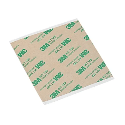 Image of 3M 12X12 12 467MP Adhesive Transfer Tape 467MP, 12&quot; Wide, 0.33 yd. Length, Clear (Pack of 12)
